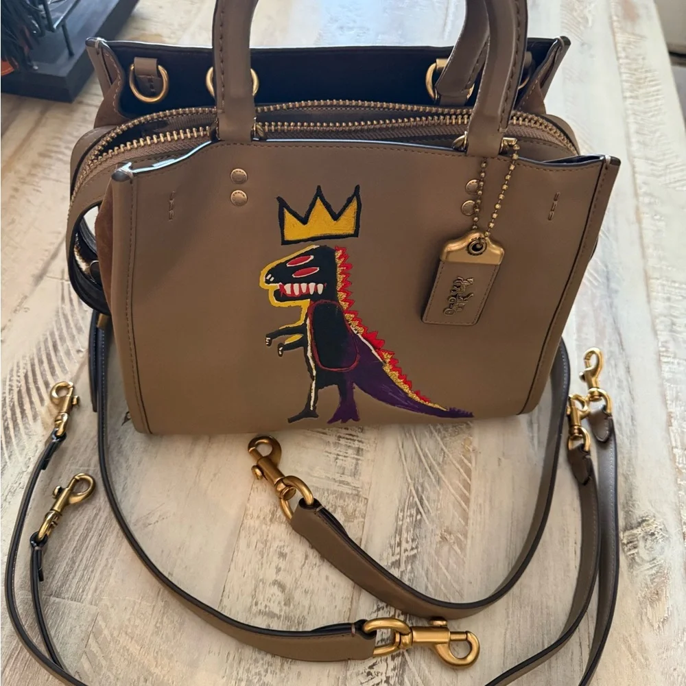 Coach X Jean-Michel Basquiat Pez Rexy Rogue 25